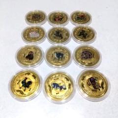 中国製　干支12支　純銀製コイン セット 木製ケース付き 2025年最新】干支 コインの人気アイテム - メルカリ