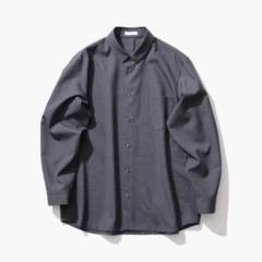 新品未使用【ATON】WOOL TROPICAL STANDARD SHIRT