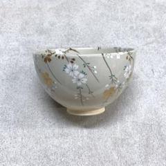 茶碗 加藤昌山 桜 金彩 茶道具 春 抹茶 和食器 茶の湯 B-①