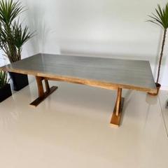 兵庫県内送料無料 ニトリ ヤマト4 ダイニングテーブル 天然木 幅200cm a