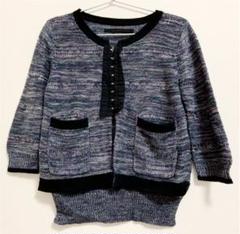 archi アーキ 春夏物 ニット 綿麻 ジャケット風 カーディガン