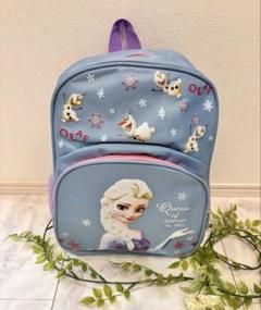 Disney ディズニー アナ雪 エルサ オラフ リュック 大容量 バッグ 青