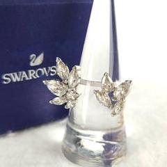 /極上品/スワロフスキー リング 葉っぱ Louison 約16号 58