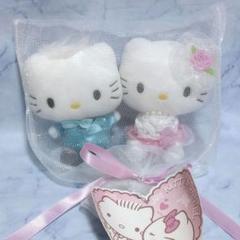 希少！平成】キティ&ダニエルウェディングストラップ ダニエル＆キティ ウェディング ぬいぐるみ(ミニ)｜Yahoo!フリマ