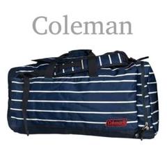 Coleman コールマンキャリーバッグ　ボストンバッグ　ネイビードット柄 コールマン ボストンバッグMD ネイビードット CBD4021ND（直送品