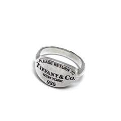 美品 ティファニー リターントゥ オーバル リング 14号 シルバー925 楽天市場】TIFFANY＆CO.【ティファニー】リターントゥオーバル