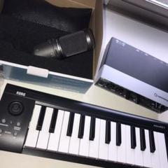 steinberg ur242/korg midi/at2020usb+