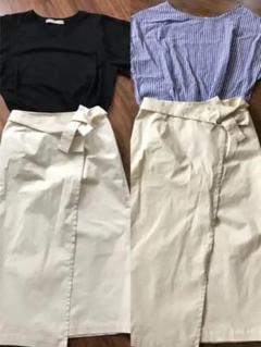 ラップスカート 新品 タイトスカート 値下げ