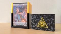 MTG デッキケース｜ディスプレイ窓付き｜スリーブ付き75枚収納｜色ロゴ指定可のサムネイル