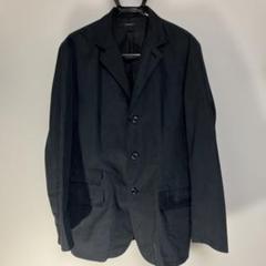 DKNY ブラック ウールオーバーコート/ビンテージ古着 レディース 古着 90s LIZ CLAIBORNE JEANS 濃紺 デニム