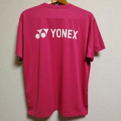 YONEX Tシャツ Lサイズ ピンク ポリエステル100% 速乾性