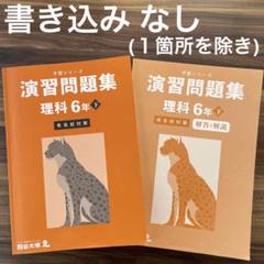 予習シリーズ理科6年(上下)➕演習問題集(上下)有名校対策　答えと合わせて計8冊 四谷大塚予習シリーズ 予習シリーズ 有名校対策 6年 下 理科