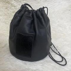 美品】slow&Co BEAMS 巾着レザーバッグ - メルカリ