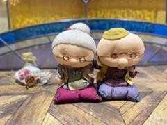 ❤昭和レトロ おばあちゃん おじいちゃん 手作り人形 3体 当時物