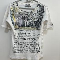 80s Vintage アーカイブ ラグラン カットソー y2k パンク テック