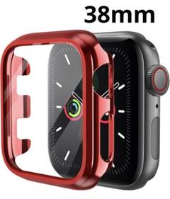 コンパチブル Apple Watch ケース カバー 38mm レッド
