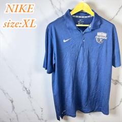 NIKE DRI-FIT ネイビーポロシャツ XL