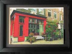 幾らでならOK?額付き写真ポスター・新品・LONDON・街角・Cafe・