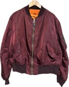 ✨88~92年製✨ (M) ALPHA MA-1 USA 80s ワインレッド - メルカリ
