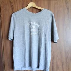グレー プリント Tシャツ 半袖