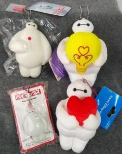 ベイマックス 　ぬいぐるみ　キーホルダー　スクイーズマスコット　ハート　電球
