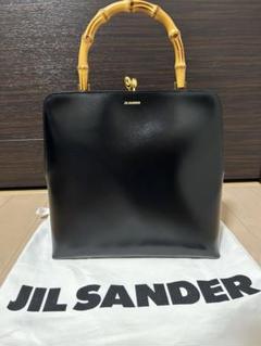 明日まで限定値下げ！おまけ付き！極美品 JIL SANDER バンブーハンドル JIL SANDER ジルサンダー バンブーハンドル Bag トートバッグ