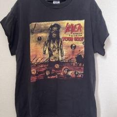 2007年SLAYER希少発禁キリストアートワークデザインツアーTシャツLのサムネイル
