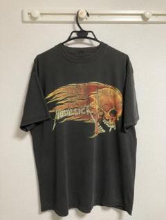 ボロ◎METALLICA FLAME SKULL PUSHEAD XL Tシャツ