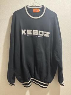 【希少】keboz スウェット　刺繍ロゴ　ワッペン　リブライン　L 紺 2025年最新】keboz スウェットの人気アイテム - メルカリ