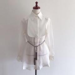 *美品*GianfrancoFERRE コレクション シルクチャイナシャツ 40
