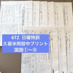 お値下げカーサフェミニナ久留米附設中合格模試1〜10