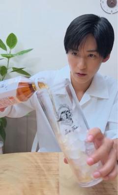 午後の紅茶　タンブラー　MY ICE TEA TUMBLER ブラック黒 目黒蓮 午後の紅茶 タンブラー MY ICE TEA TUMBLER ブラック 黒 タンブラー