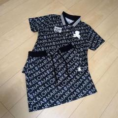 ★美品★MARK&LONA　総バイアスロゴ　セットアップ
