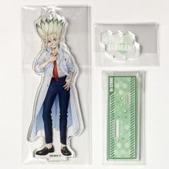 Dr.STONE 石神千空 あさぎりゲン ペアアクリルスタンド アクリルプレート Dr STONE 石神千空 あさぎりゲン ダッシュストア 黒スーツ