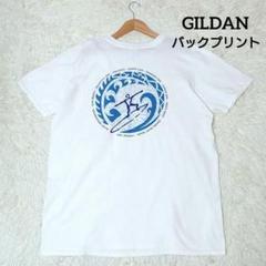 GILDAN ギルダン【L】サーフィン Tシャツ 黒 グアム プリント 未使用