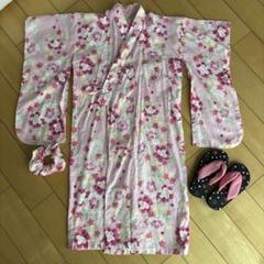 しまむら　浴衣　女の子　110センチ
