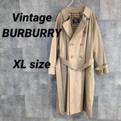 BURBERRY ビンテージバーバリートレンチコート XLサイズ　ノバチェック 現行品】BURBERRYバーバリートレンチコート ノバチェック XL