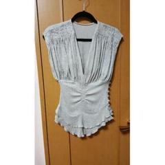 Alexander Wang　バックオープンブラウス　半袖　ライトグレー アレキサンダー ワン alexanderwang ALEXANDER WANG Tシャツ
