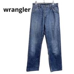 【wrangler】デニム　メンズ　ジーパン　ダメージ ジーンズ　ストレート