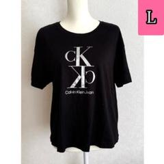 Calvin Klein Jeans Tシャツ ブラック レディース Lサイズ