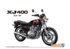 ショコ　Yamaha XJ400 Formula-III プラモデルキット AOSHIMA 1/12 The Bike No.24 YAMAHA 4G0 XJ400 1980 Model kit