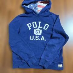 52 Polo Ralph Lauren ネイビー パーカー L14-16