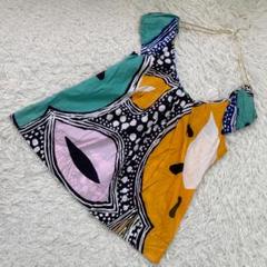 DIANE VON FURSTENBERG バックリボンブラウス マルチカラー