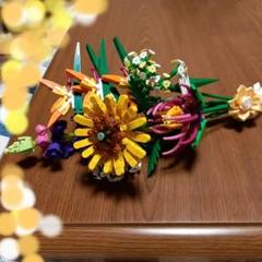 ずっと枯れないブロック手作りプラスチック花束