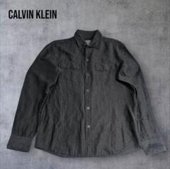 Calvin Klein Black Lyocell / Linen shirtのサムネイル