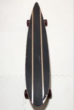 ロングスケートボード Fluid skateboards 中古 ナチュラルウッド