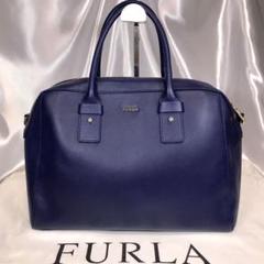 フルラ/ボストンバッグ　ハンドバッグ　ネイビー FURLA - フルラ／FURLA バッグ ボストンバッグ 鞄 旅行鞄 メンズ