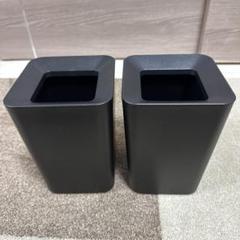 ニトリ 抗菌消臭ダストボックス 角型ミニ ブラック 2点セット