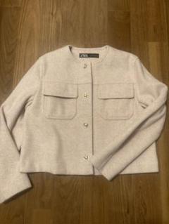楽天市場】ZARA BASIC カラーレスジャケット フックボタン 肩