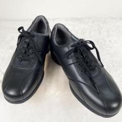 ❤️美品❤️asics アシックス ぺダラ レースアップシューズ 22.5 ブラック ASICS WALKING - 22cm アシックス ペダラ ブラック 3E 2cmレース